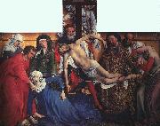 WEYDEN, Rogier van der The Descent from the Cross oil painting reproduction